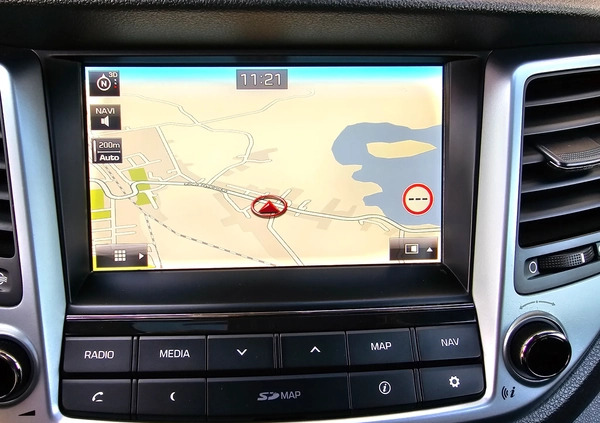 Hyundai Tucson cena 66999 przebieg: 168841, rok produkcji 2015 z Łęczna małe 781